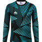 POLERA DE ARQUERO M/LARGA PRO-ONE ENERGY NEGRO/VERDE PETROLEO