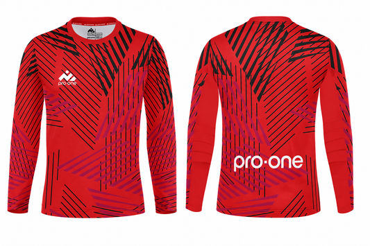 POLERA DE ARQUERO M/LARGA PRO-ONE ENERGY ROJO