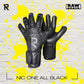 RAW GOALIE NIC ONE ALL BLACK 7° GENERACIÓN (SIN FERULA)