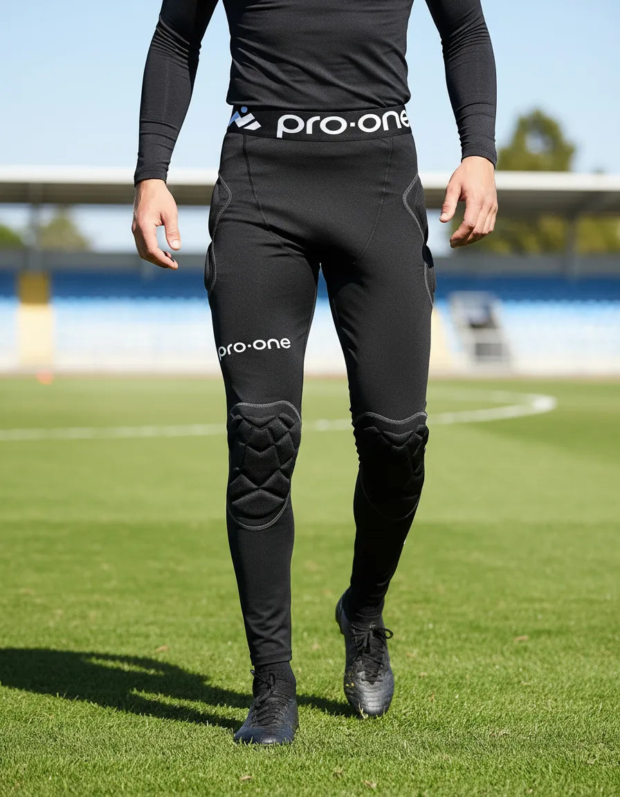 CALZA LARGA CON PROTECCION PRO ONE ELION NEGRO