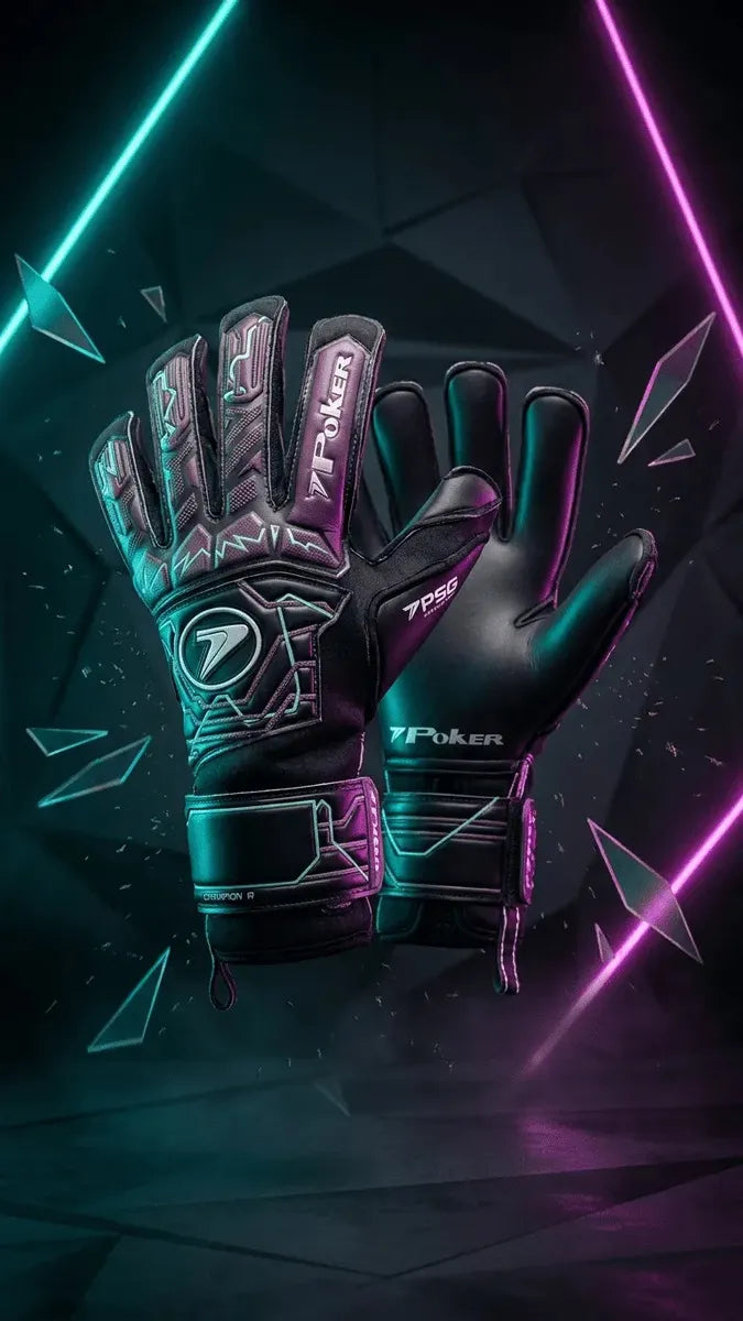 POKER LUVA CHAMPIONS 9 PRO NEGRO/PURPURA(SIN FERULA)