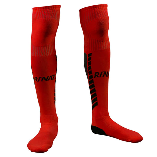 MEDIA DE ARQUERO ADULTO RINAT GEOMETRIK ROJA NEGRA (40-44)