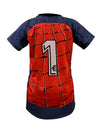 POLERA DE ARQUERO M/CORTA PRO-ONE SPIDER ROJO/AZUL