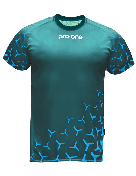 POLERA DE ARQUERO M/CORTA PRO-ONE AXIE VERDE JADE/CELESTE