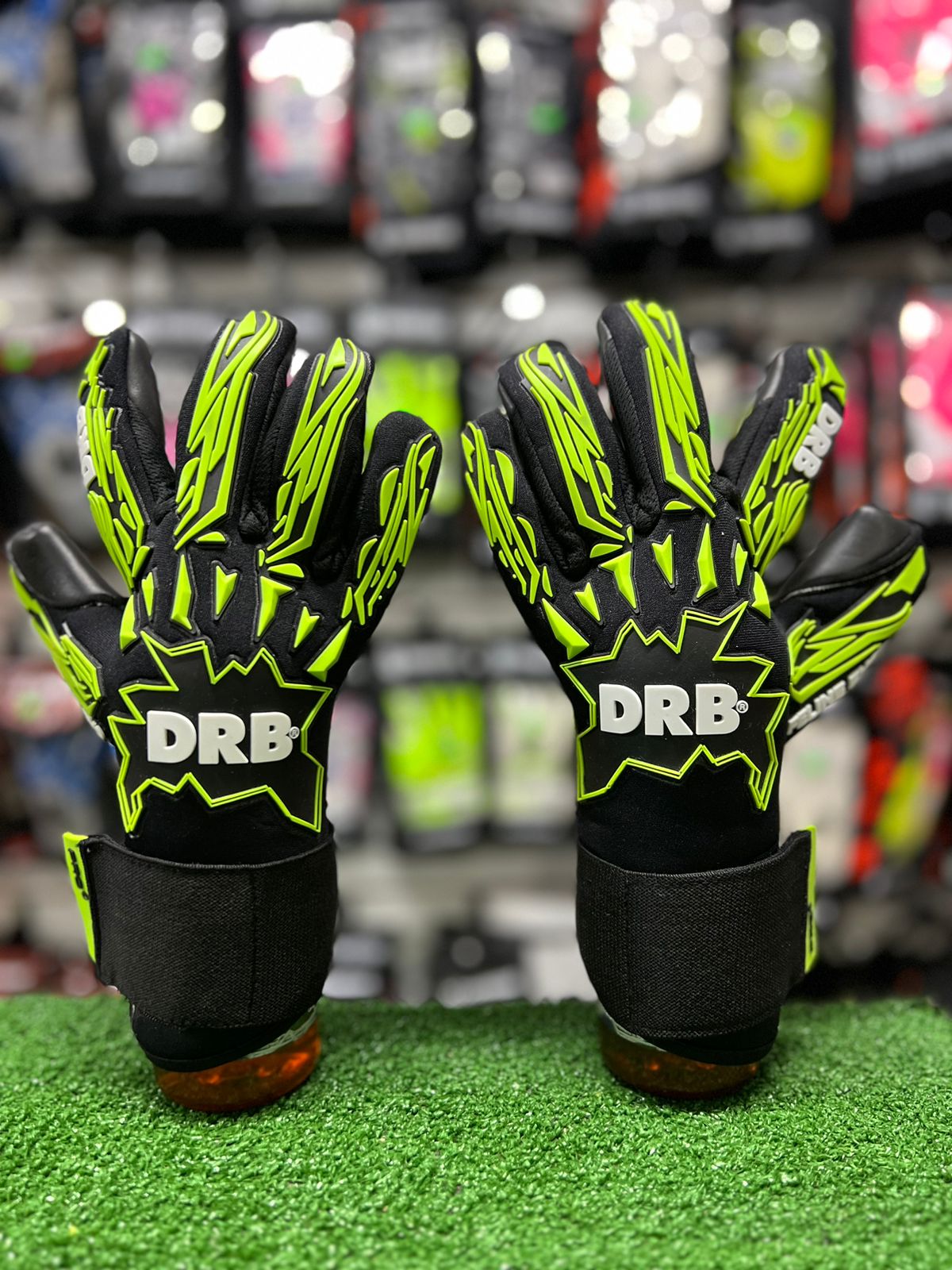 DRB  FELINE EVO SR BLACK/GREEN SIN FERULAS