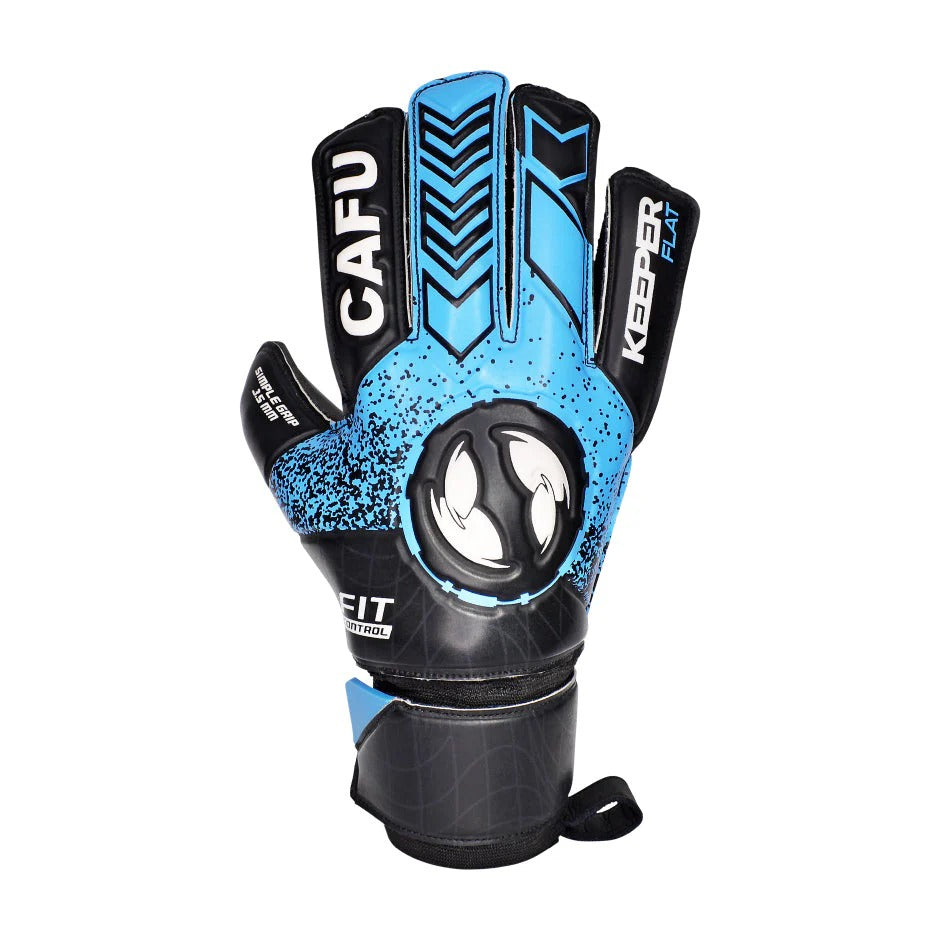 CAFU KEEPER FLAT NEGRO/AZUL (CON FERULAS EXTRAÍBLES)