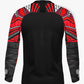 POLERA DE ARQUERO M/LARGA PRO-ONE TEMPO RX NEGRO/ROJA