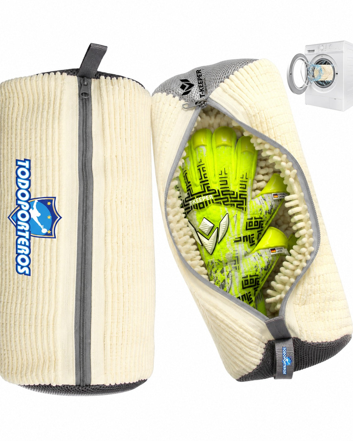 BOLSO PARA LAVAR GUANTES CREMA