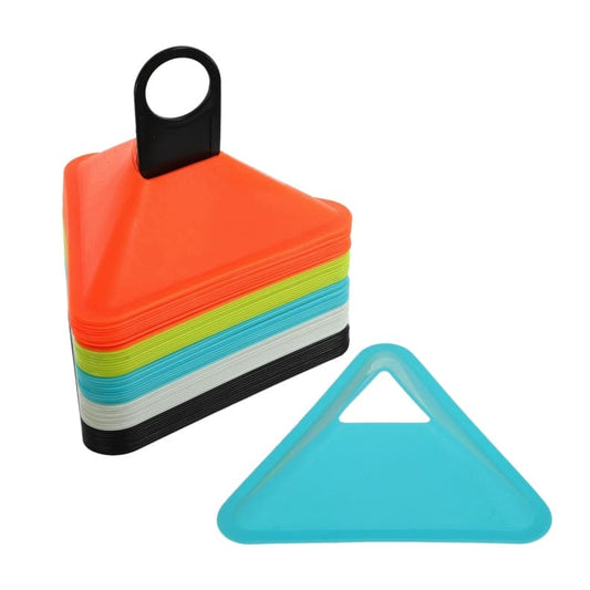 SET DE LENTEJAS TRIANGULARES PARA ENTRENAMIENTO (50 UNIDADES)