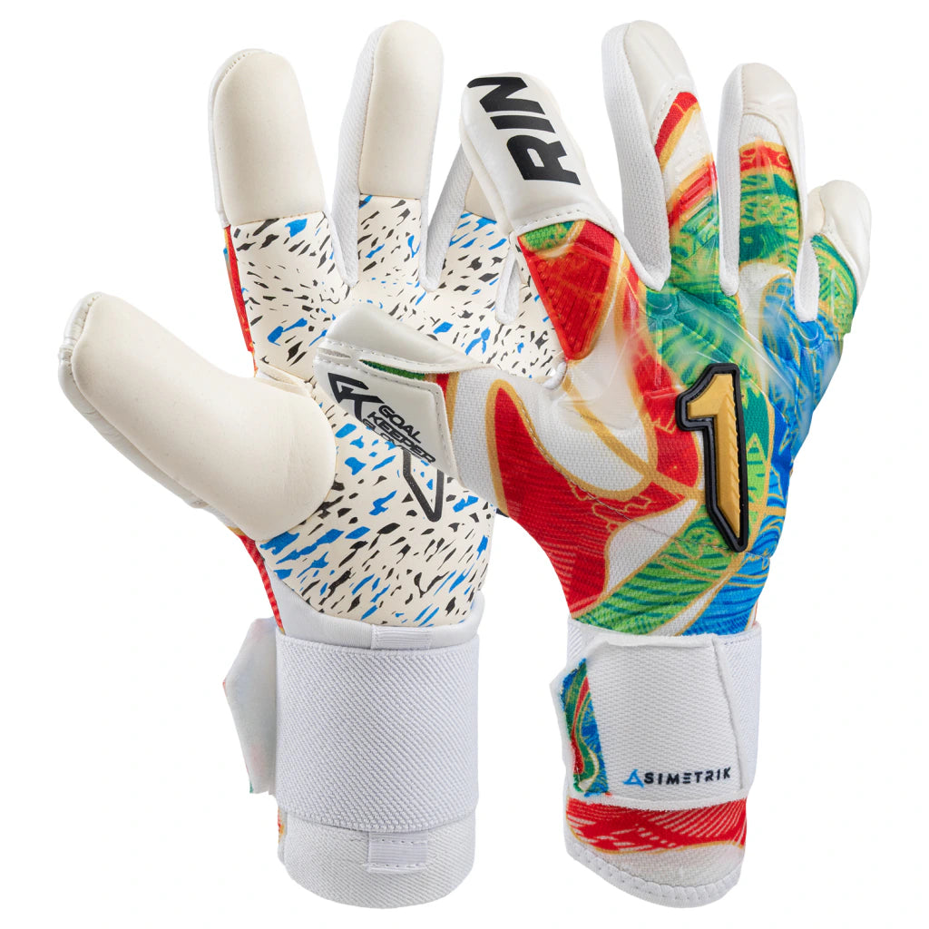 Guantes de Portero Rinat Asimetrik Aero Prime multicolor blanco