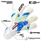 Guantes de Portero Rinat Asimetrik Aero PRO Azul/Verde/Rosa