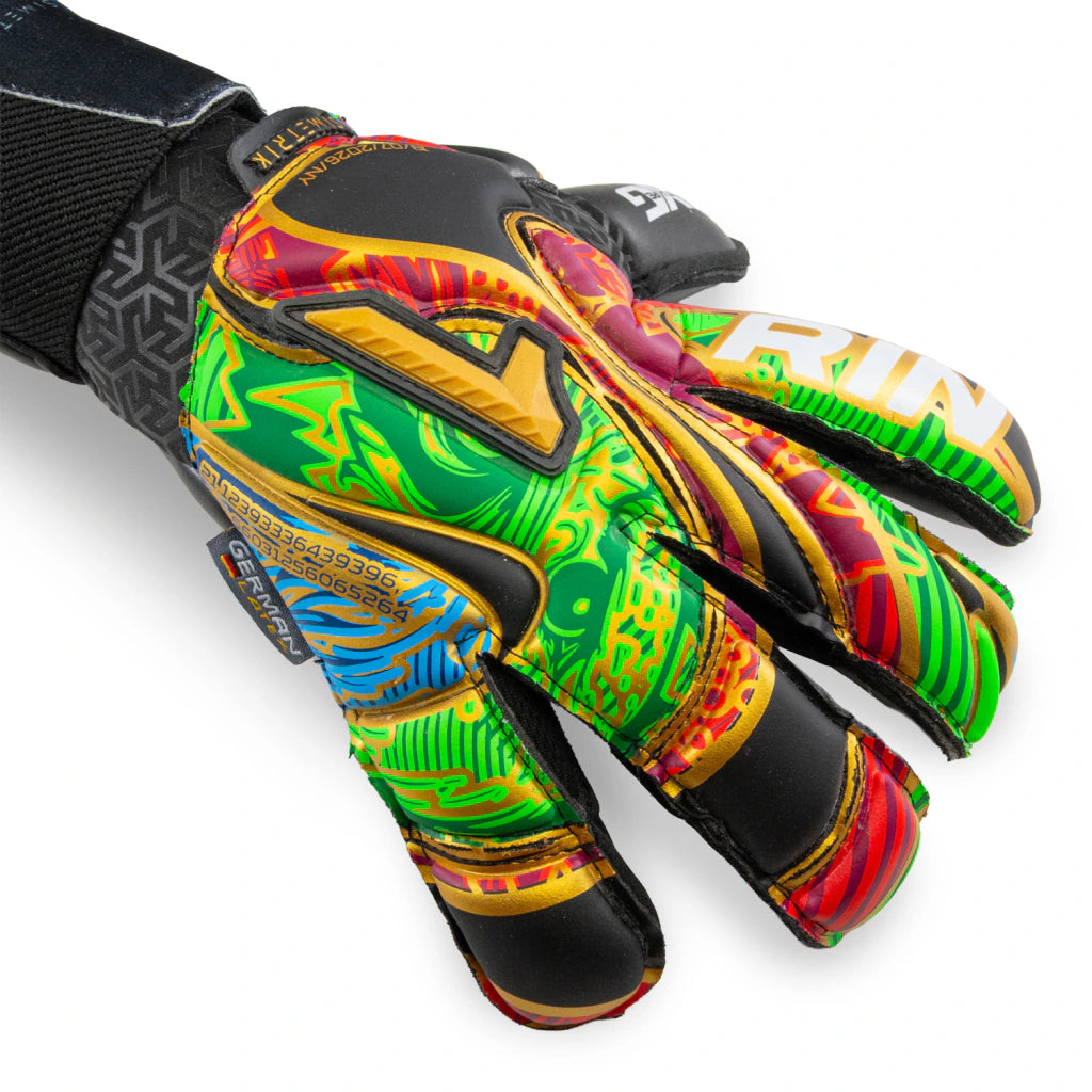 Guantes de Portero Rinat Asimetrik PRO Future MULTICOLOR NEGRO