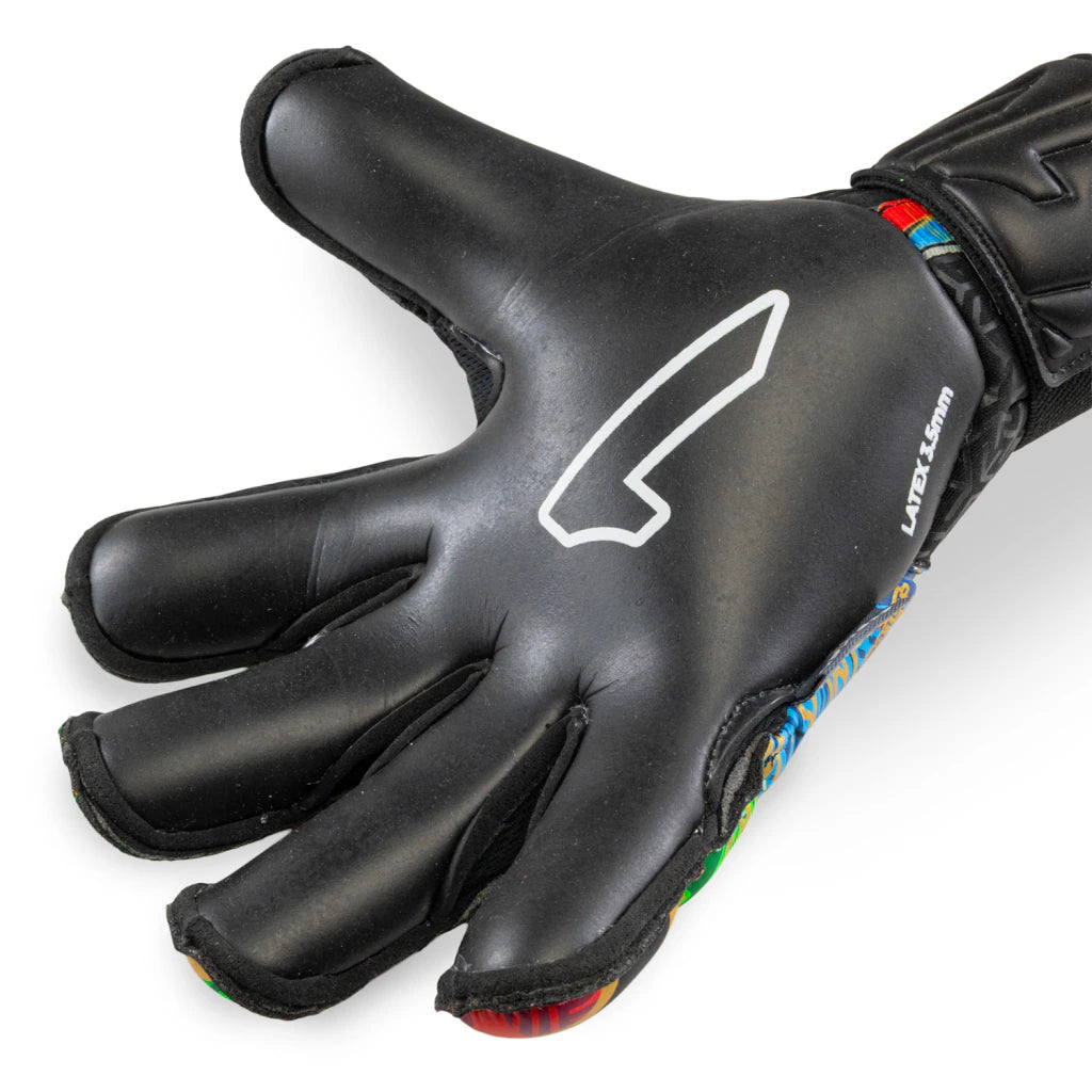 Guantes de Portero Rinat Asimetrik PRO Future MULTICOLOR NEGRO