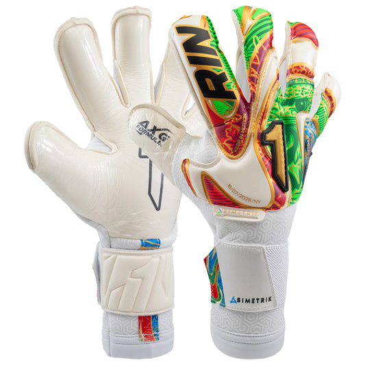 Guantes de Portero Rinat Asimetrik Pro Multicolor Blanco