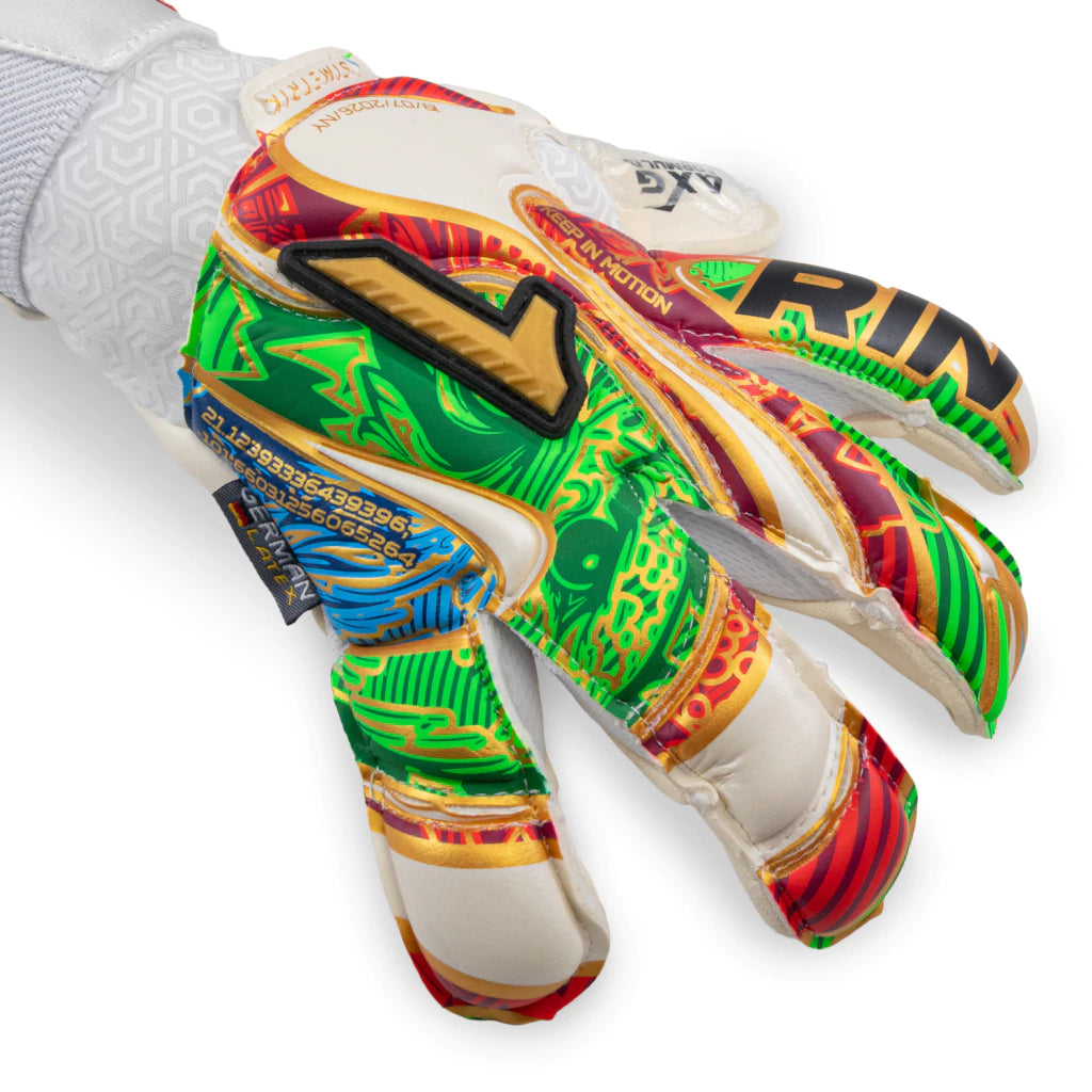 Guantes de Portero Rinat Asimetrik Pro Multicolor Blanco