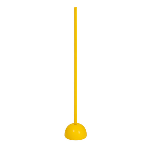 ESTACA DE ENTRENAMIENTO AMARILLO 1 METRO CON BASE PARA ENTRENAMIENTO