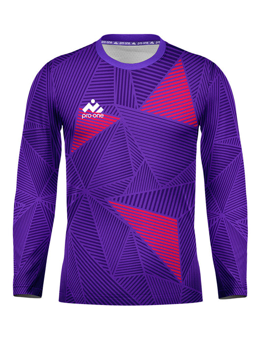 POLERA DE ARQUERO M/LARGA PRO-ONE ENERGY MORADO/FUCSIA