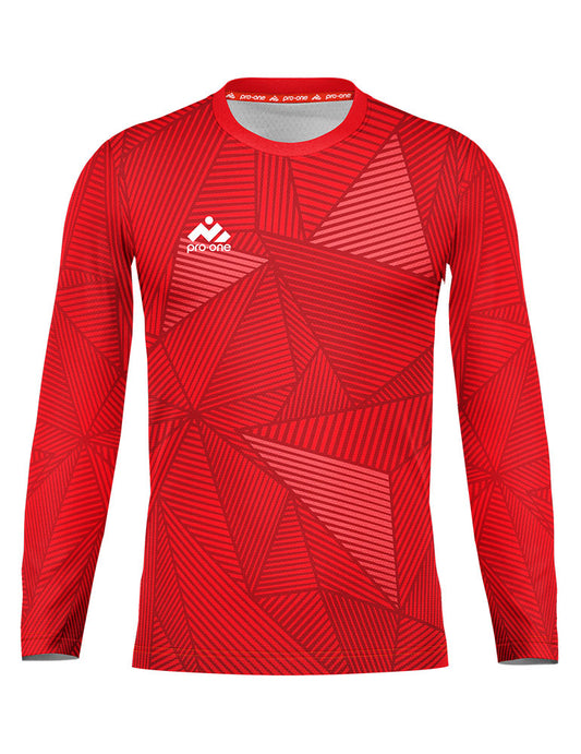 POLERA DE ARQUERO M/LARGA PRO-ONE ENERGY ROJO
