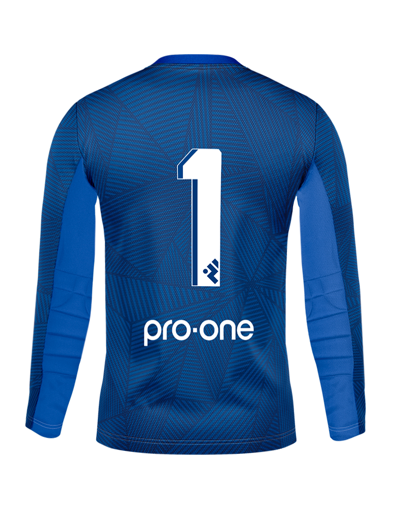 POLERA DE ARQUERO M/LARGA PRO-ONE ENERGY AZUL/NARANJA