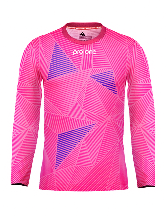 POLERA DE ARQUERO M/LARGA PRO-ONE ENERGYVERDE FUCSIA/MORADO