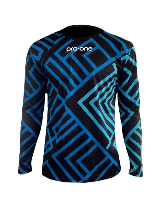 POLERA DE ARQUERO PRO-ONE SQUARE NEGRO/PETRÓLEO