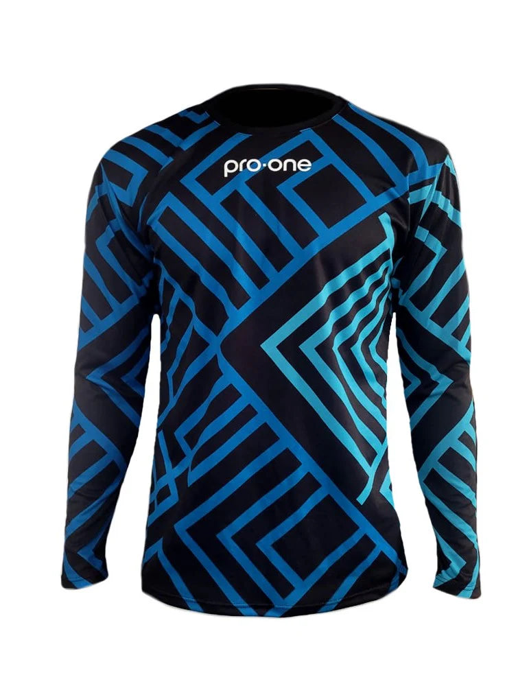 POLERA DE ARQUERO PRO-ONE SQUARE NEGRO/PETRÓLEO