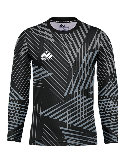 POLERA DE ARQUERO M/LARGA PRO-ONE ENERGY NEGRO