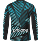 POLERA DE ARQUERO M/LARGA PRO-ONE ENERGY NEGRO/VERDE PETROLEO