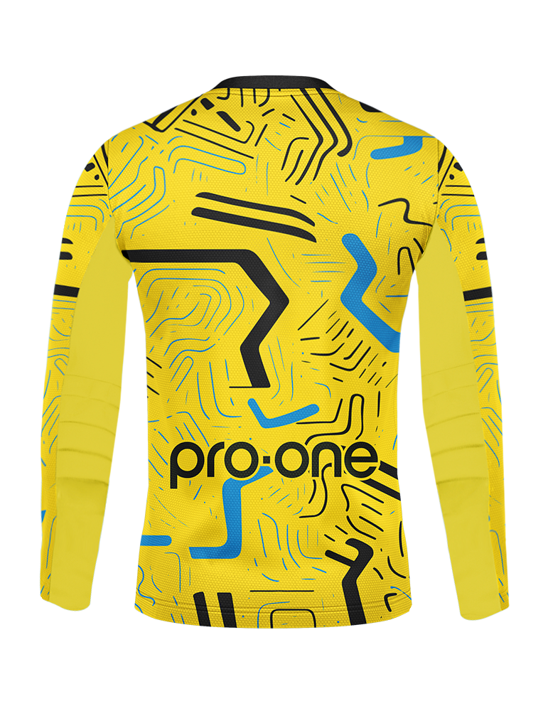POLERA DE ARQUERO M/LARGA PRO-ONE FOCUS AMARILLO