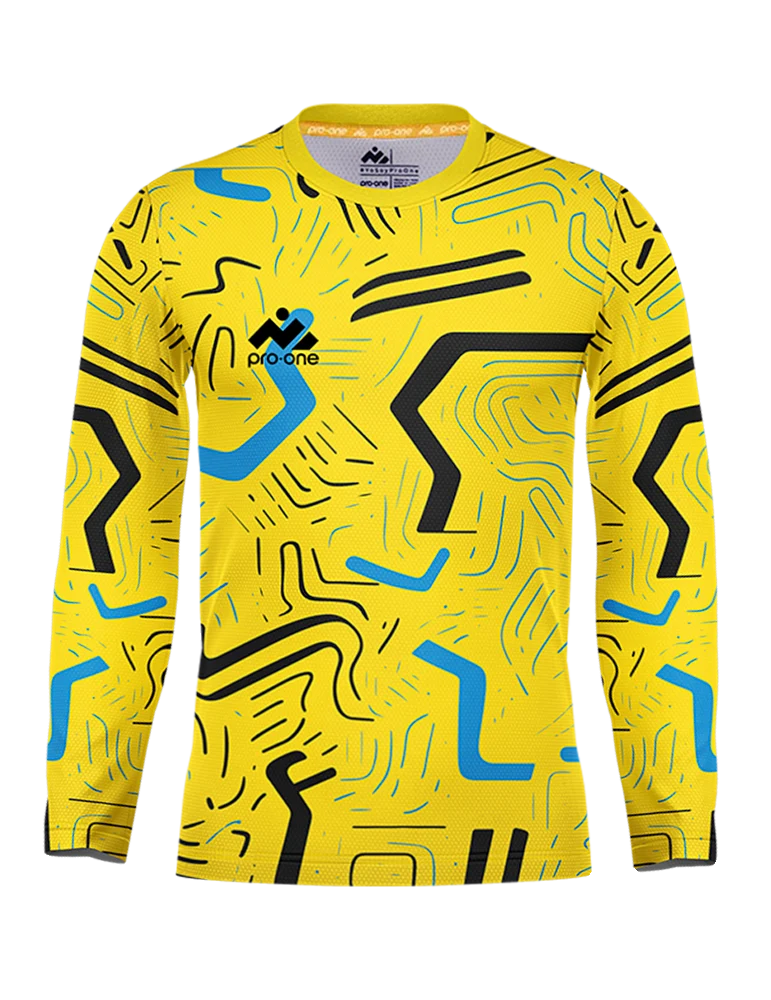 POLERA DE ARQUERO M/LARGA PRO-ONE FOCUS AMARILLO