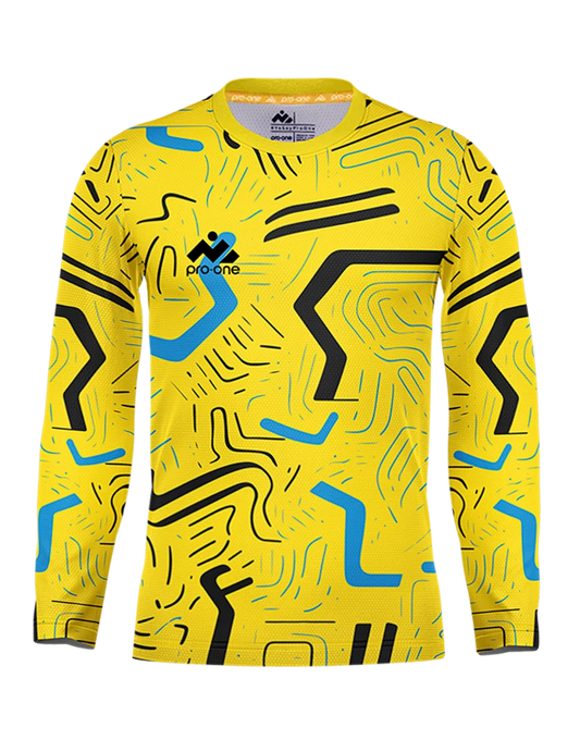 POLERA DE ARQUERO M/LARGA PRO-ONE FOCUS AMARILLO