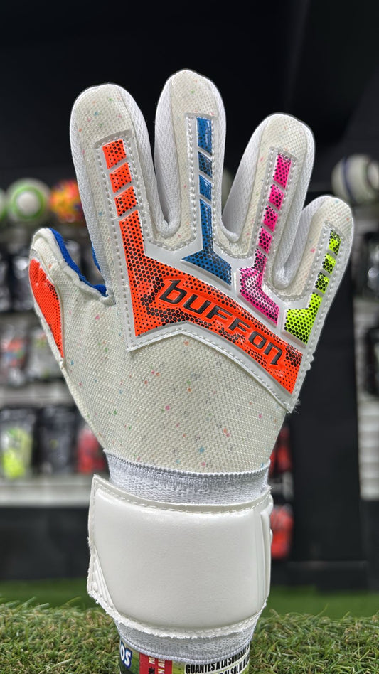 GUANTE BUFFON INTRO INFANTIL TRON BLANCO/ARCOIRIS/AZUL