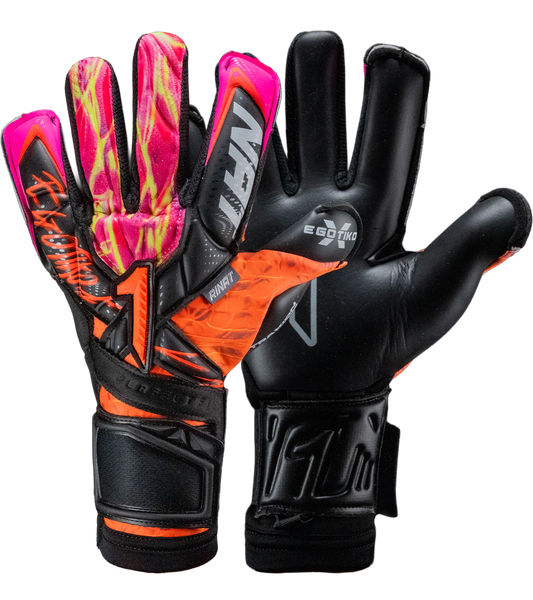 Guantes de Portero Rinat Egotiko X TR Pro Naranja/Magenta sin ferulas