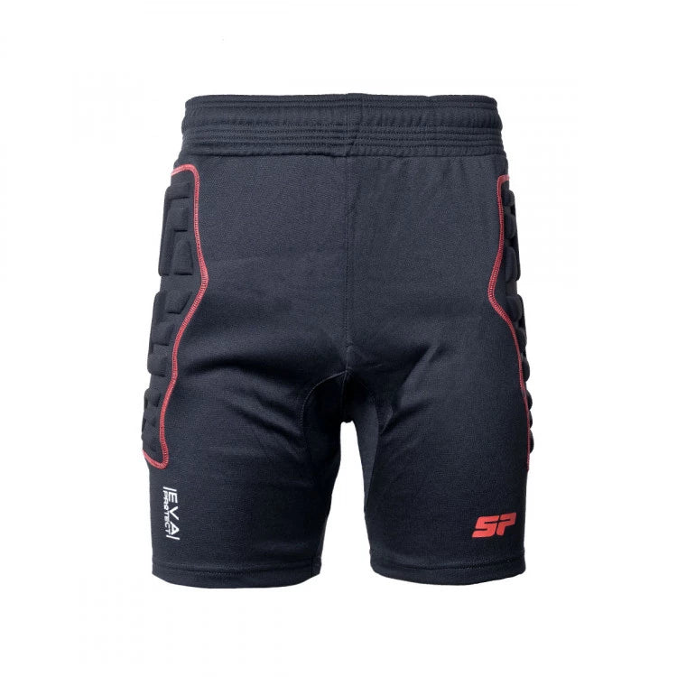 SHORT SOLO PORTEROS PANTERA NEGRO/ROJO