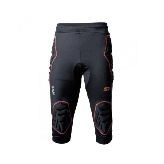 PANTALON 3/4 SOLO PORTEROS PANTERA NEGRO/ROJO