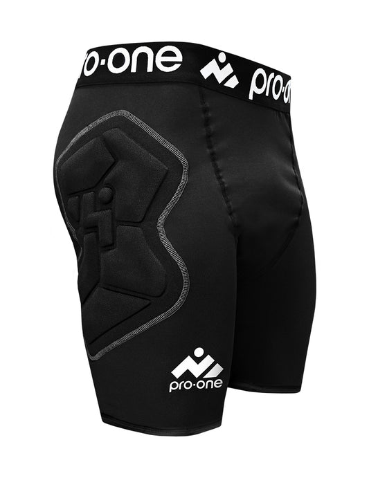 CALZA CORTA PRO-ONE CYLION NEGRO CON PROTECCION